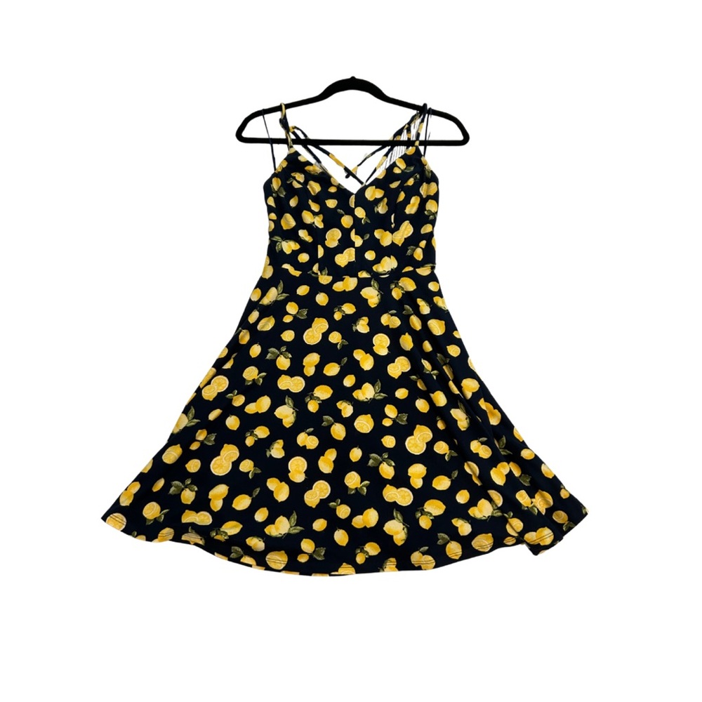 Nine Britton Women’s Summer Dress - Navy Lemon